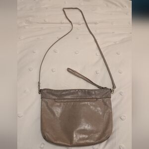 Hobo Tan Leather Crossbody Bag